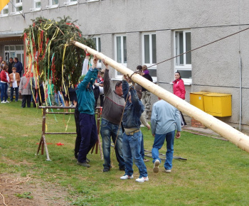 Slánosť stavania mája 2015, 70. výročie oslobodenia obce  